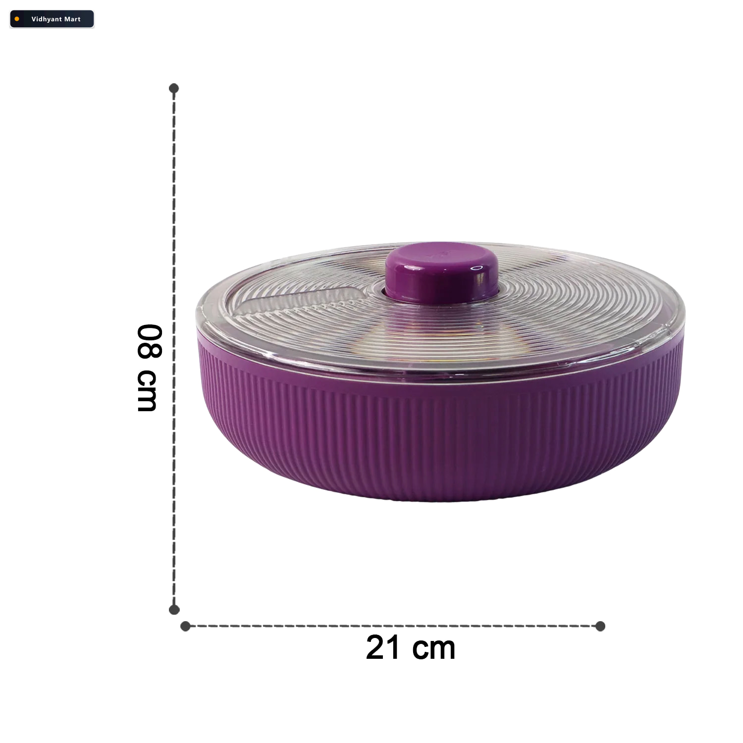 Vidhyant Mart Rotating Dry Fruit Storage Container Multipurpose 3