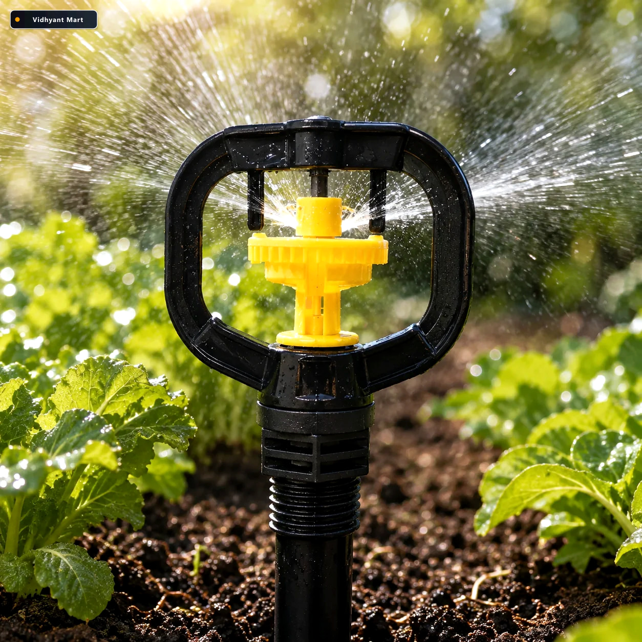 Vidhyant Mart Rotating Sprinkler Nozzle Efficient Garden Waterin 1