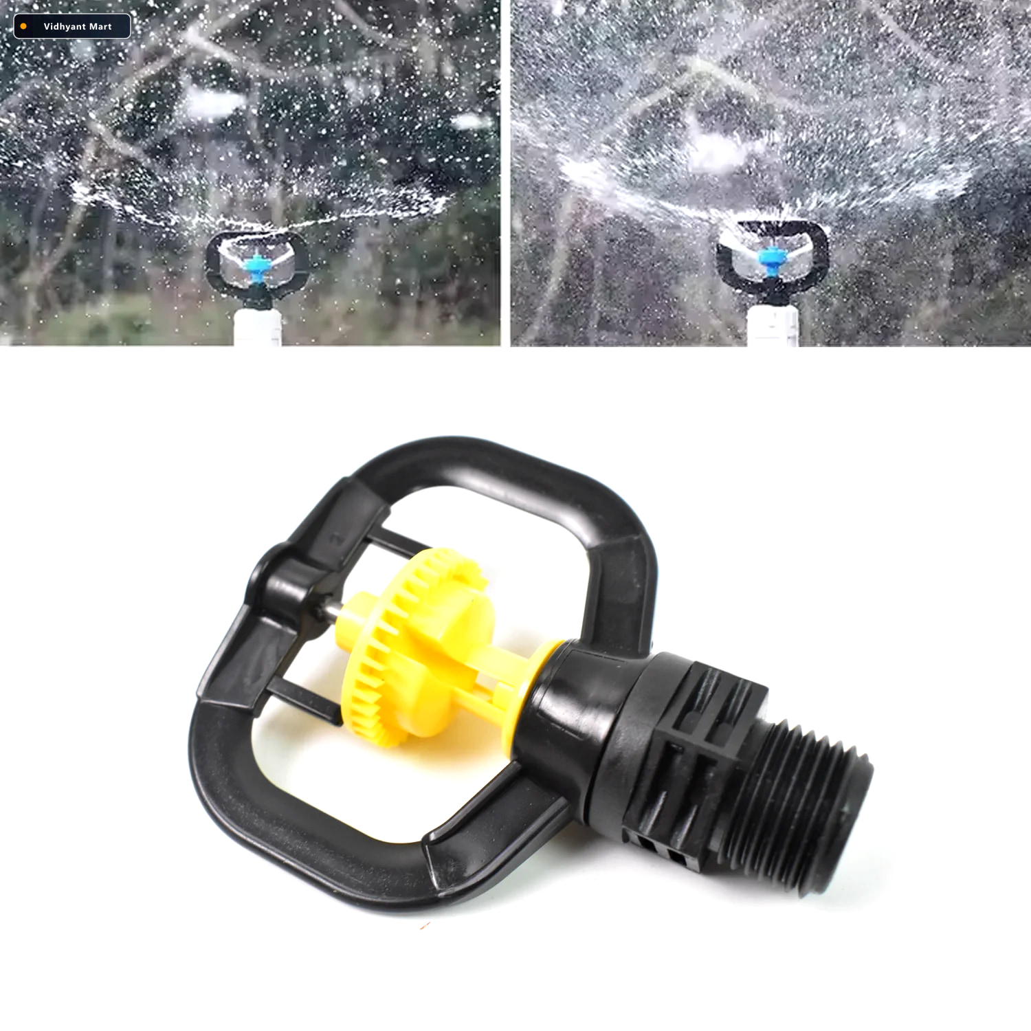 Vidhyant Mart Rotating Sprinkler Nozzle Efficient Garden Waterin 2
