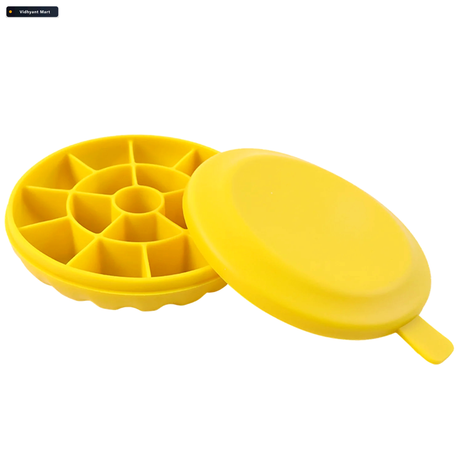 Vidhyant Mart Round Easy Release Ice Cube Tray With Lid 4