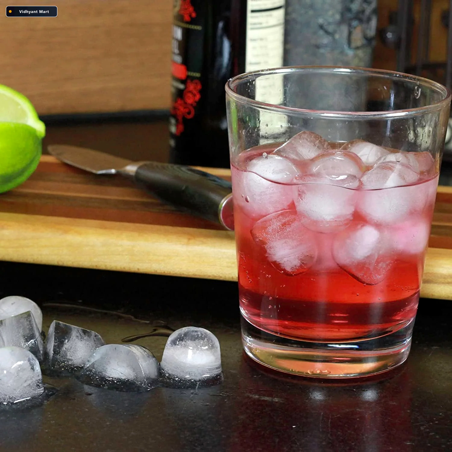 Vidhyant Mart Round Silicone Ice Cube Tray Smart Push Out Mini I 3