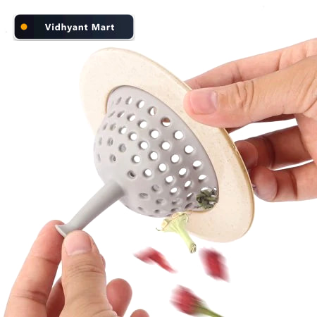 Vidhyant Mart Round Silicone Sink Strainer Catches Food Waste Ea 3