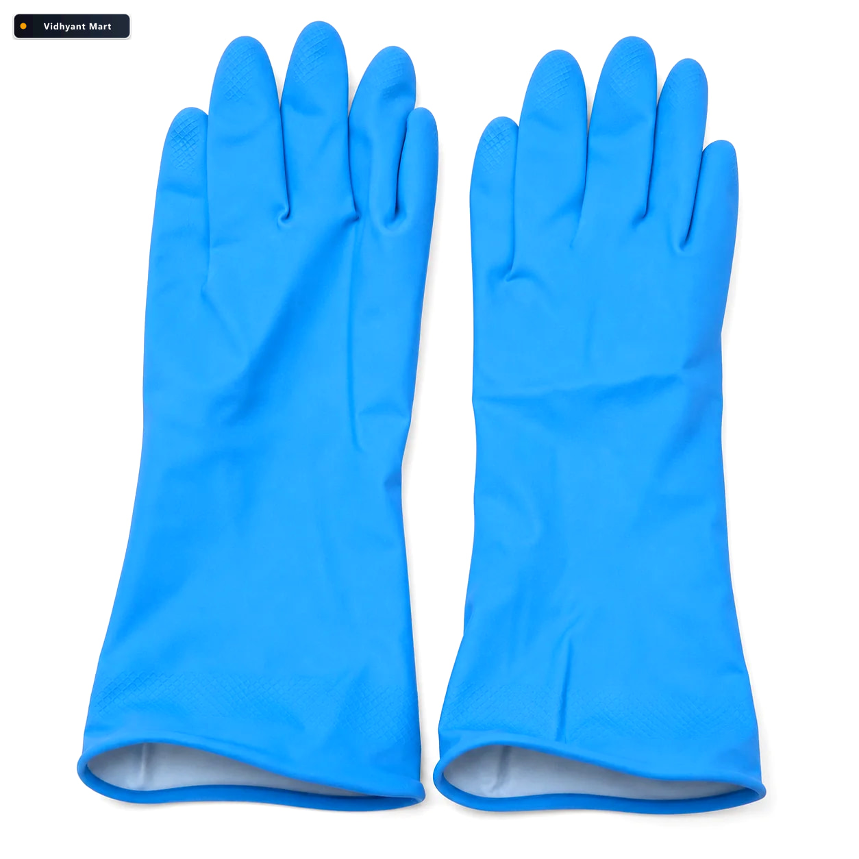 Vidhyant Mart Rubber Cleaning Gloves Reusable And Waterproof For 4
