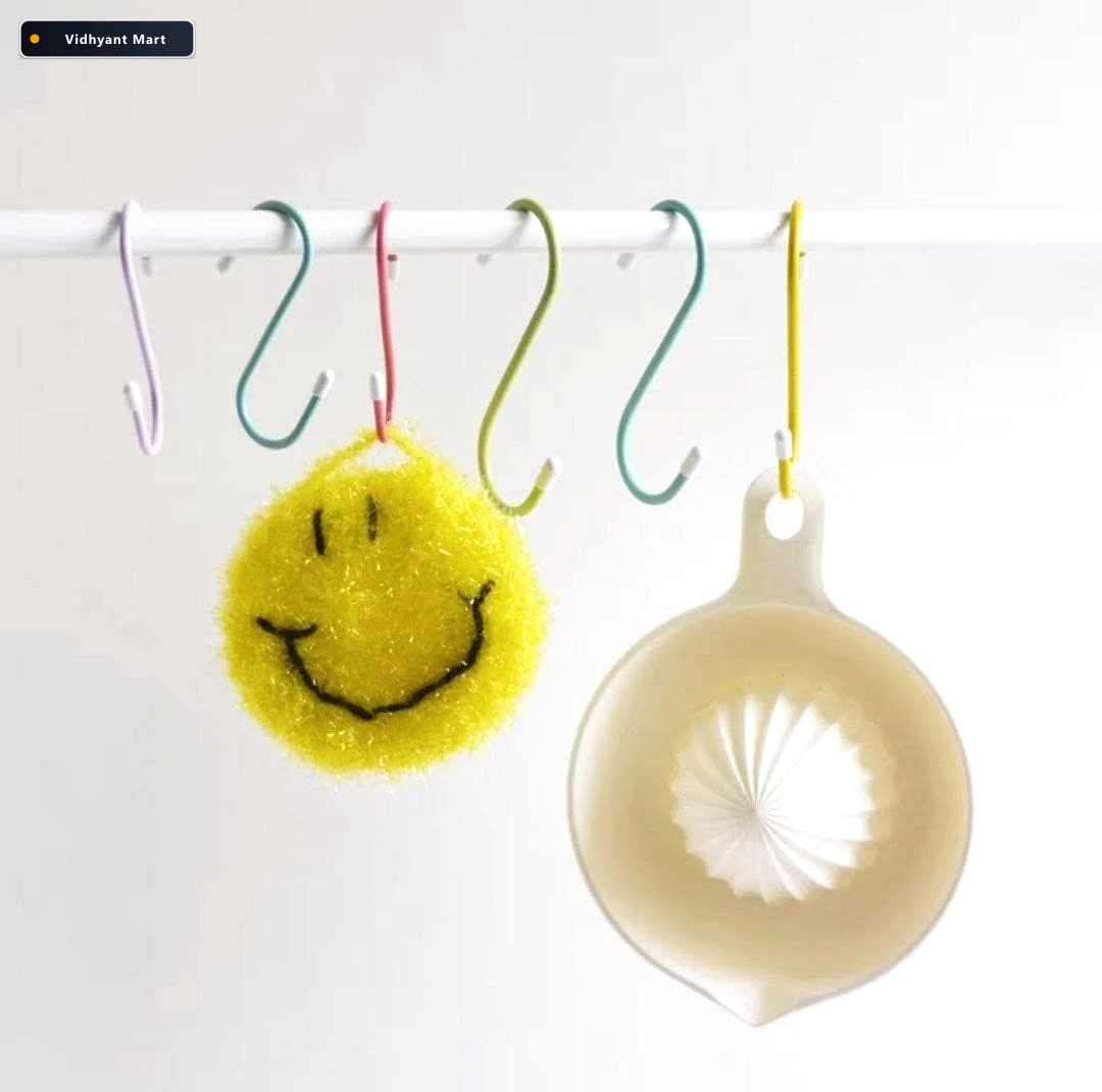 Vidhyant Mart S Hooks Metal Heavy Duty Hanging Hooks 6 Pcs Voltd 3
