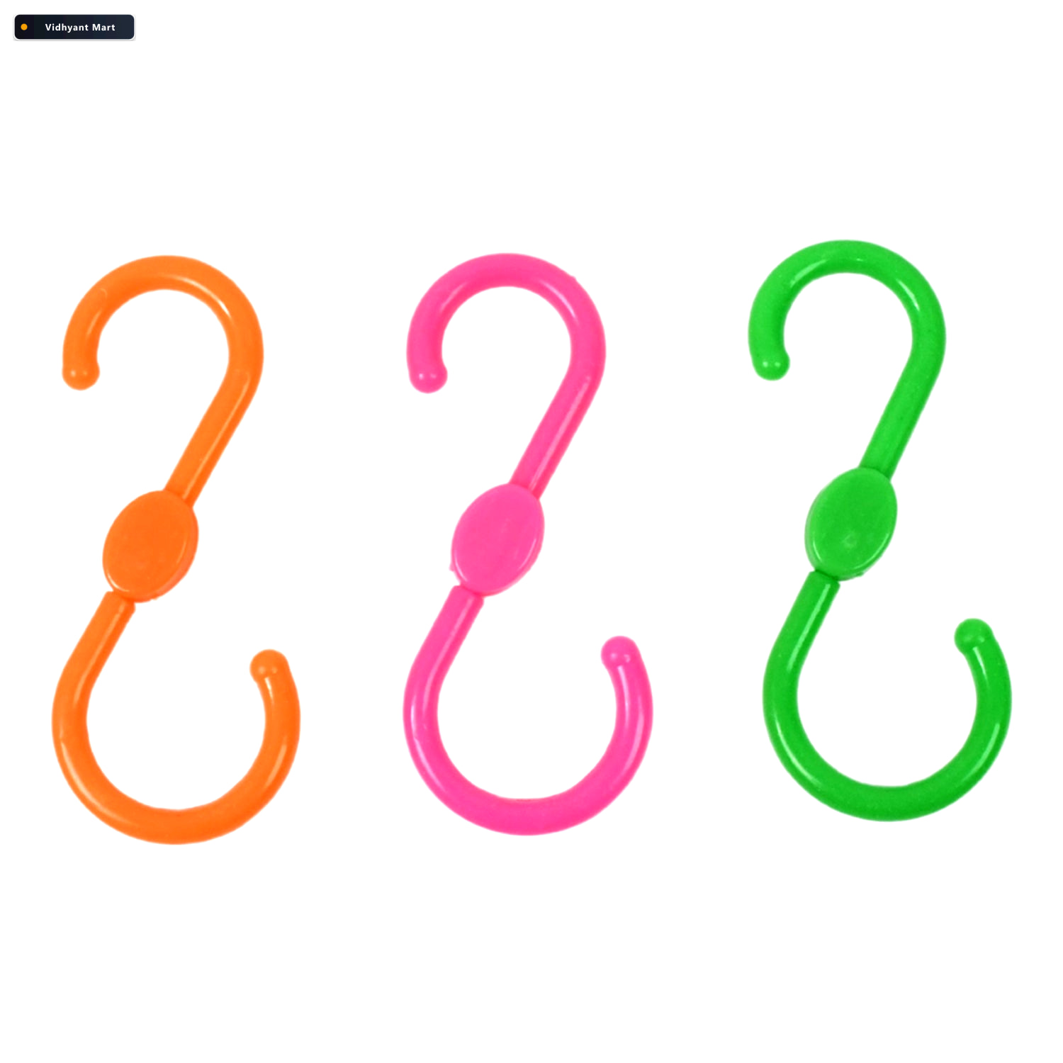Vidhyant Mart S Shape Plastic Hooks Heavy Duty Hanging Freshaura 4