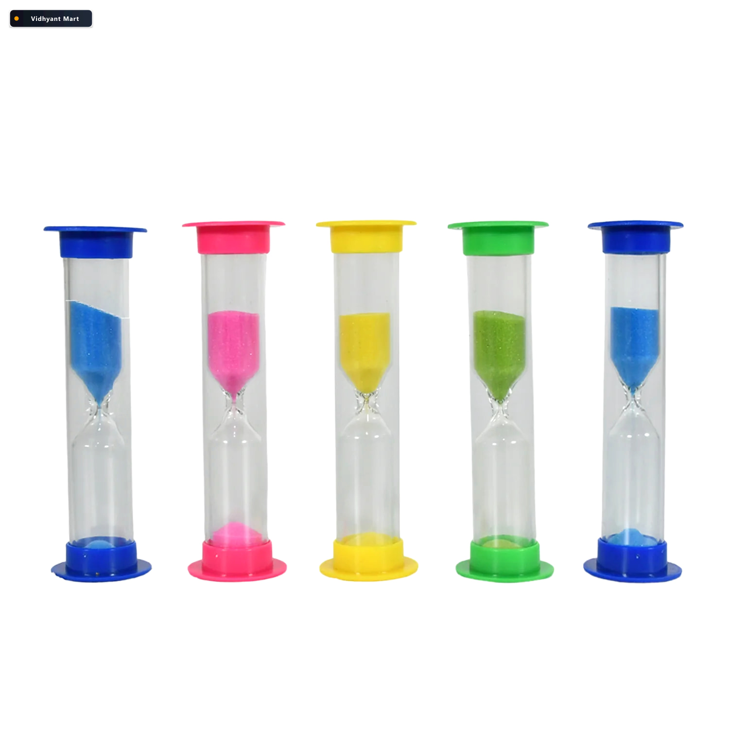Vidhyant Mart Sand Timer 3 Minute Plastic Hourglass Set Inventiv 4