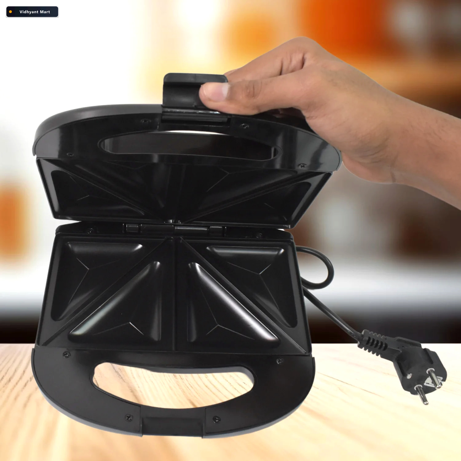 Vidhyant Mart Sandwich Maker Non Stick Plates Easy Use With Indi 2