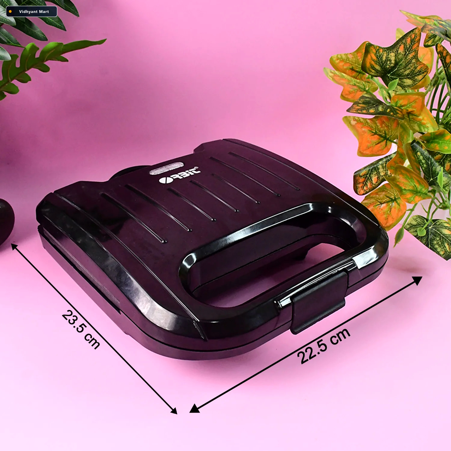 Vidhyant Mart Sandwich Toaster 800w Fast Toasting With Non Stick 3