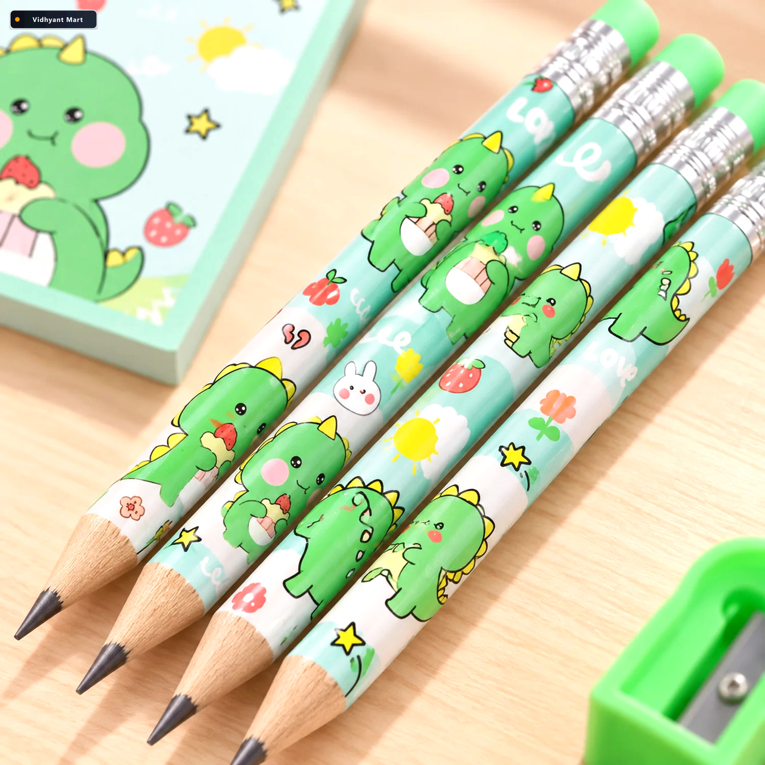 Vidhyant Mart School Stationery Kit For Kids With Pencils Eraser 3