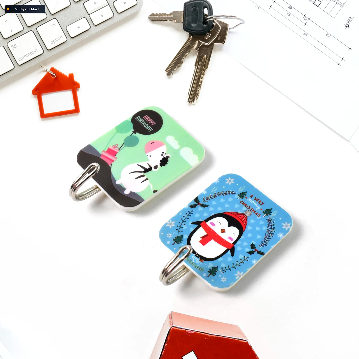 Vidhyant Mart Self Adhesive Cartoon Hooks Strong 3 Kg Hold 2 Pc 4