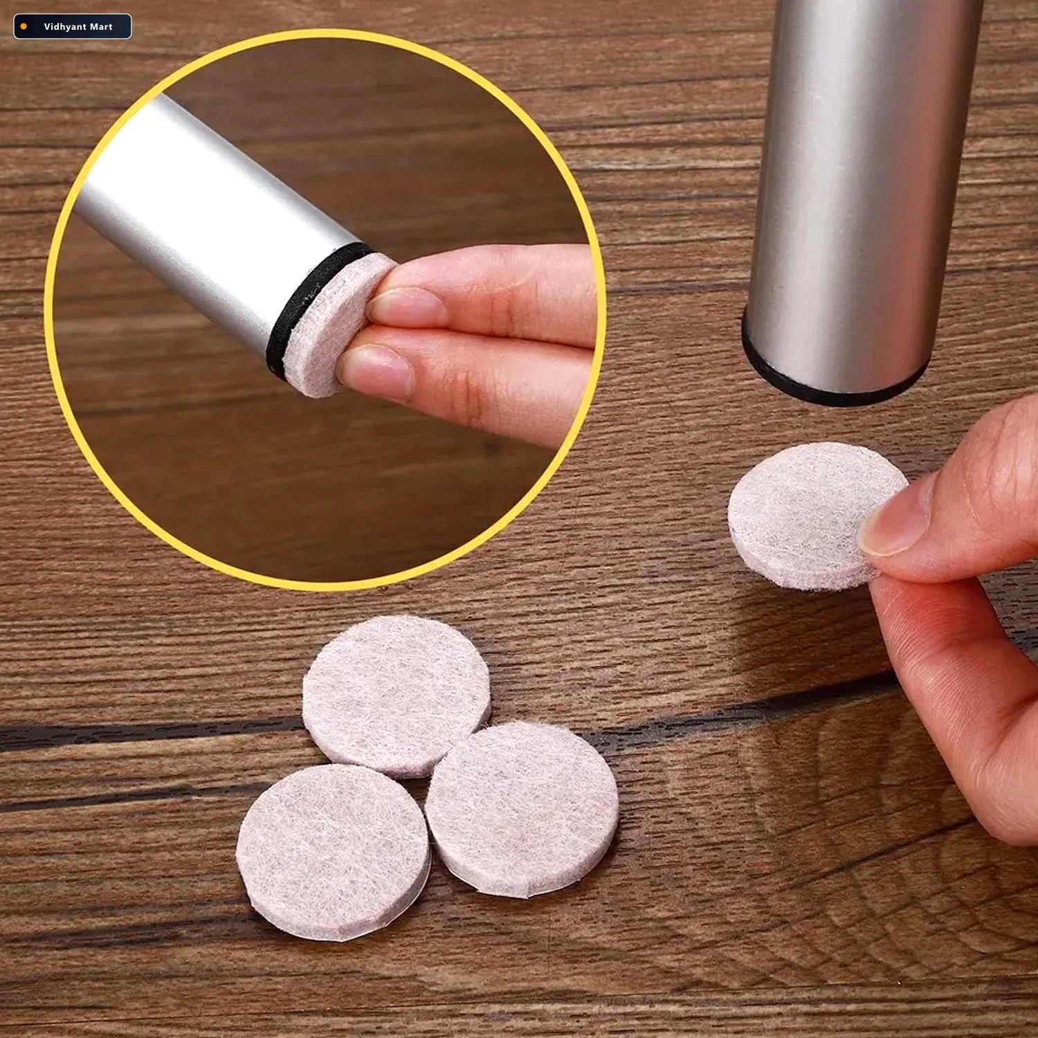 Vidhyant Mart Self Adhesive Cork Coasters 35 Inch Diy Craft Tile 2