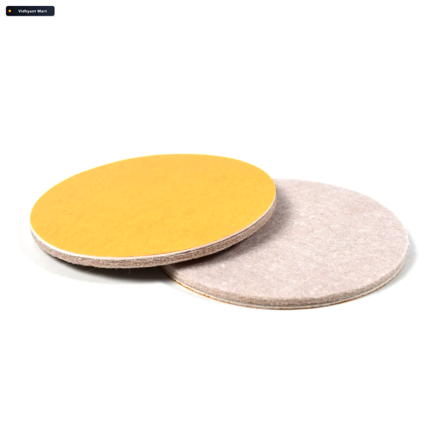 Vidhyant Mart Self Adhesive Cork Coasters 35 Inch Diy Craft Tile 4
