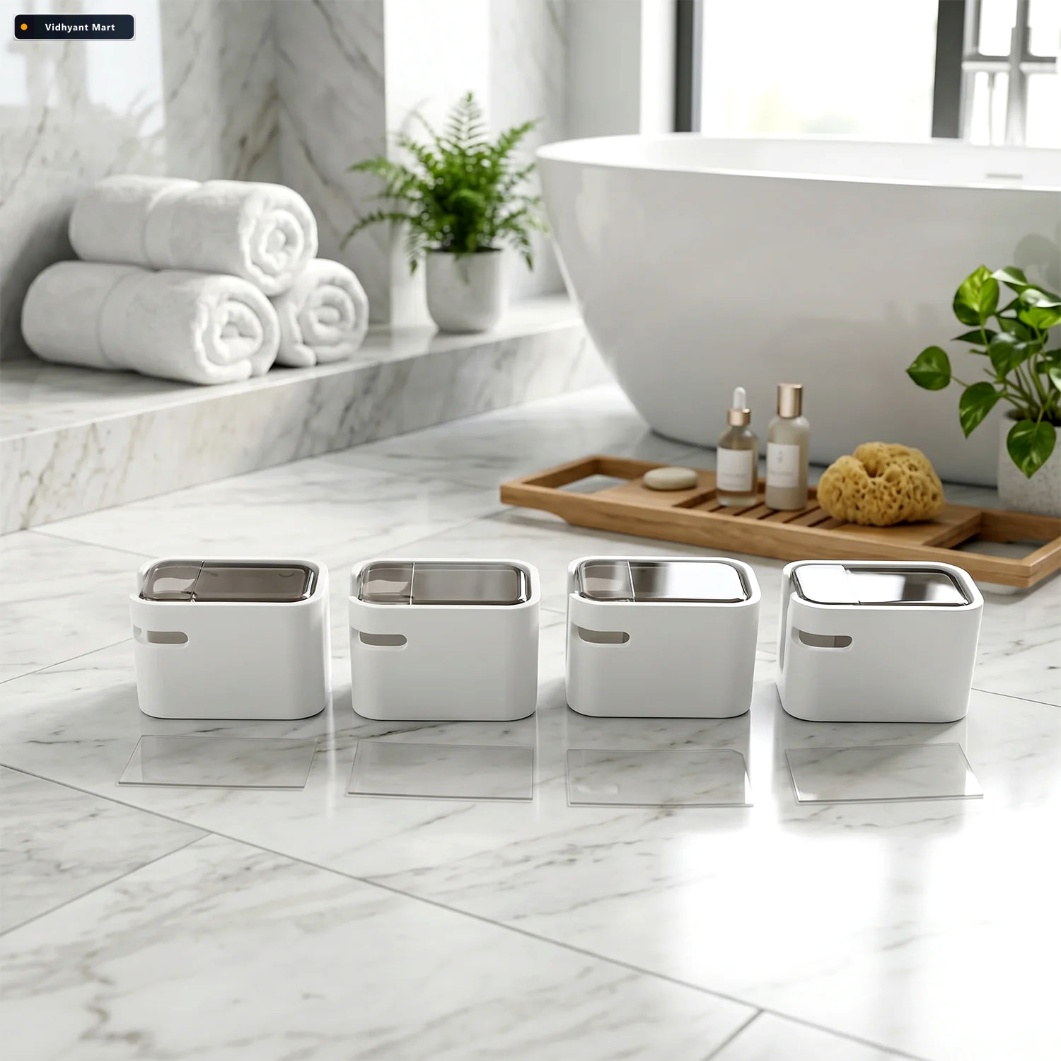 Vidhyant Mart Self Adhesive Dustproof Toothbrush Holder Space Sa 3