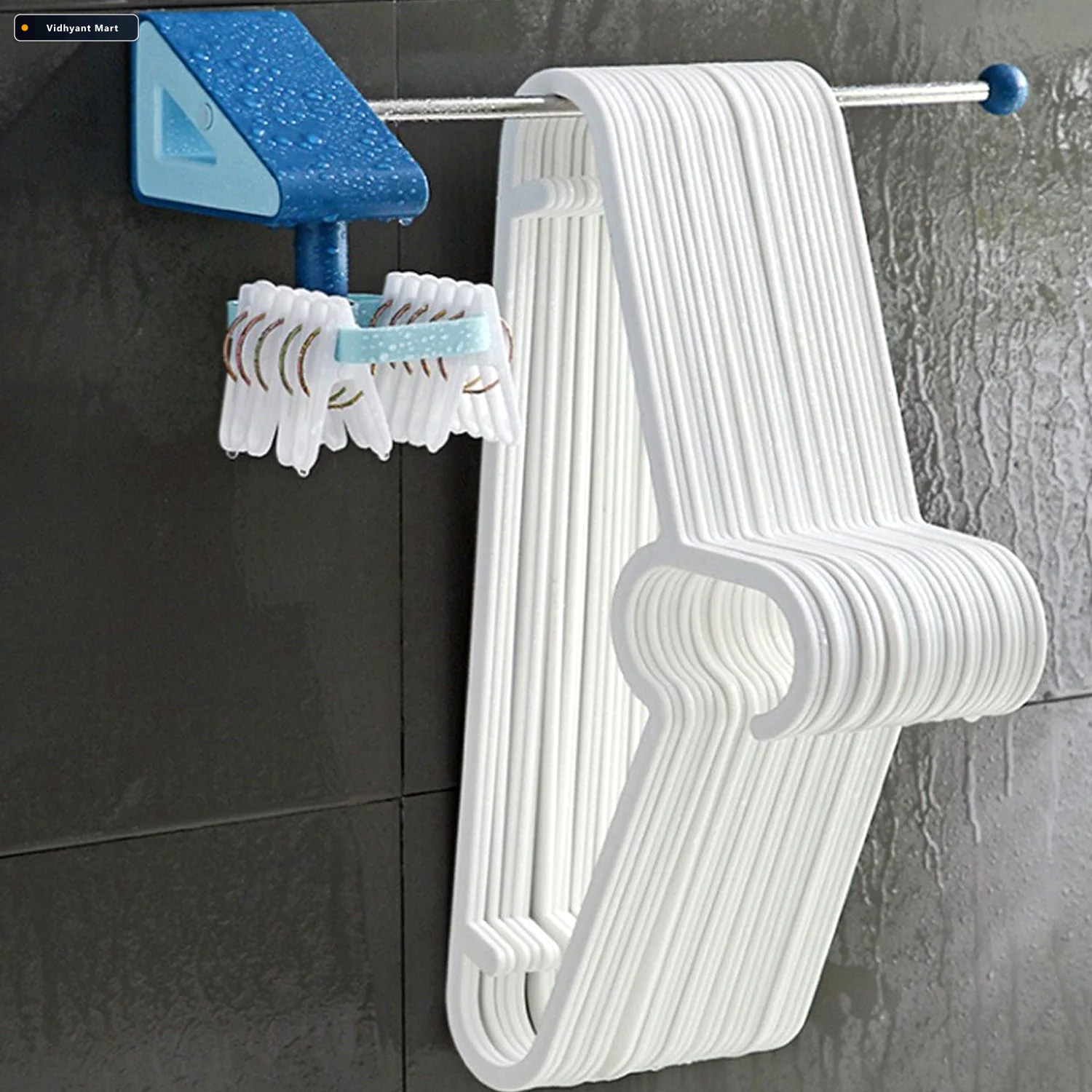 Vidhyant Mart Self Adhesive Kitchen Utensil Holder No Drill Hook 2
