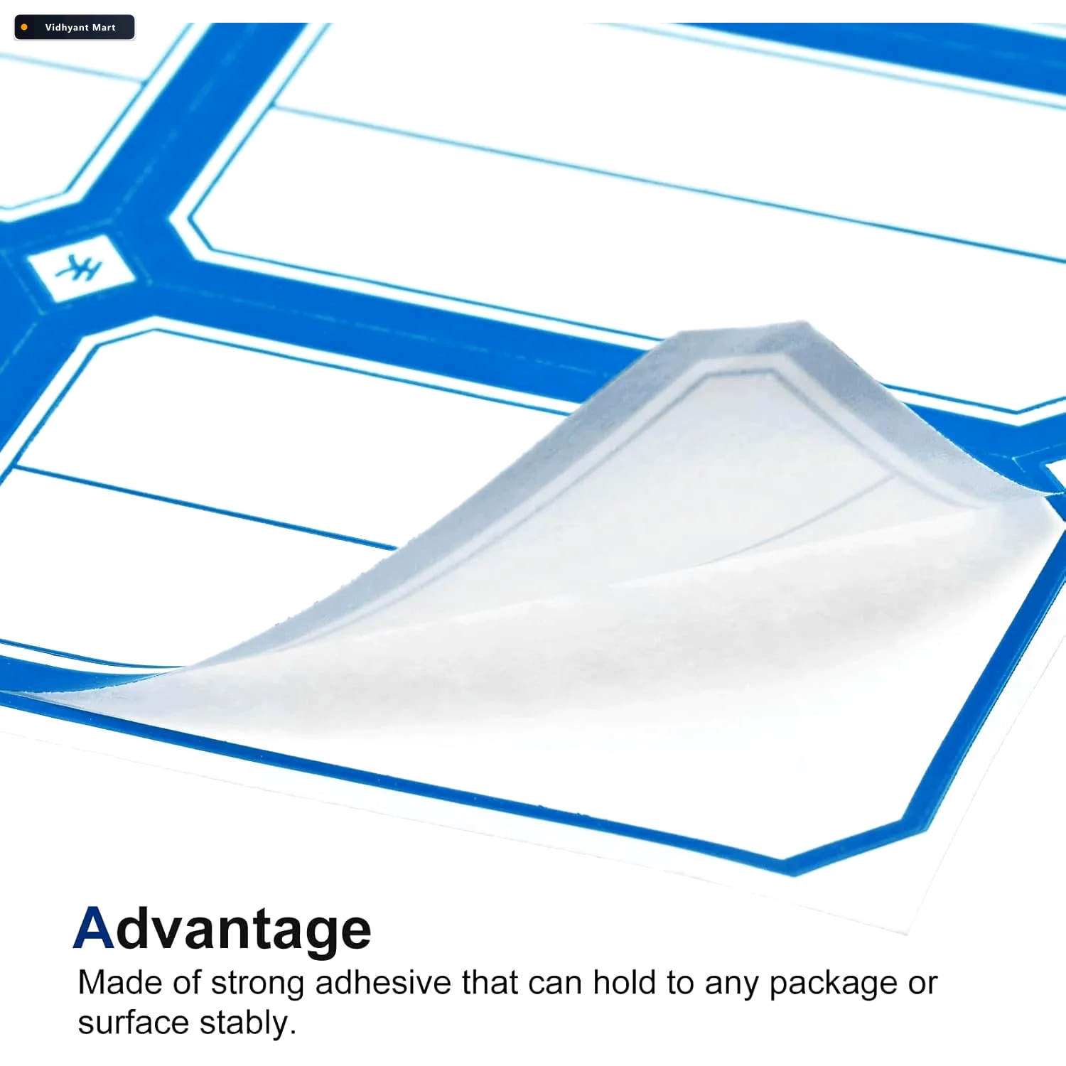 Vidhyant Mart Self Adhesive Label Stickers Durable Rectangular S 4