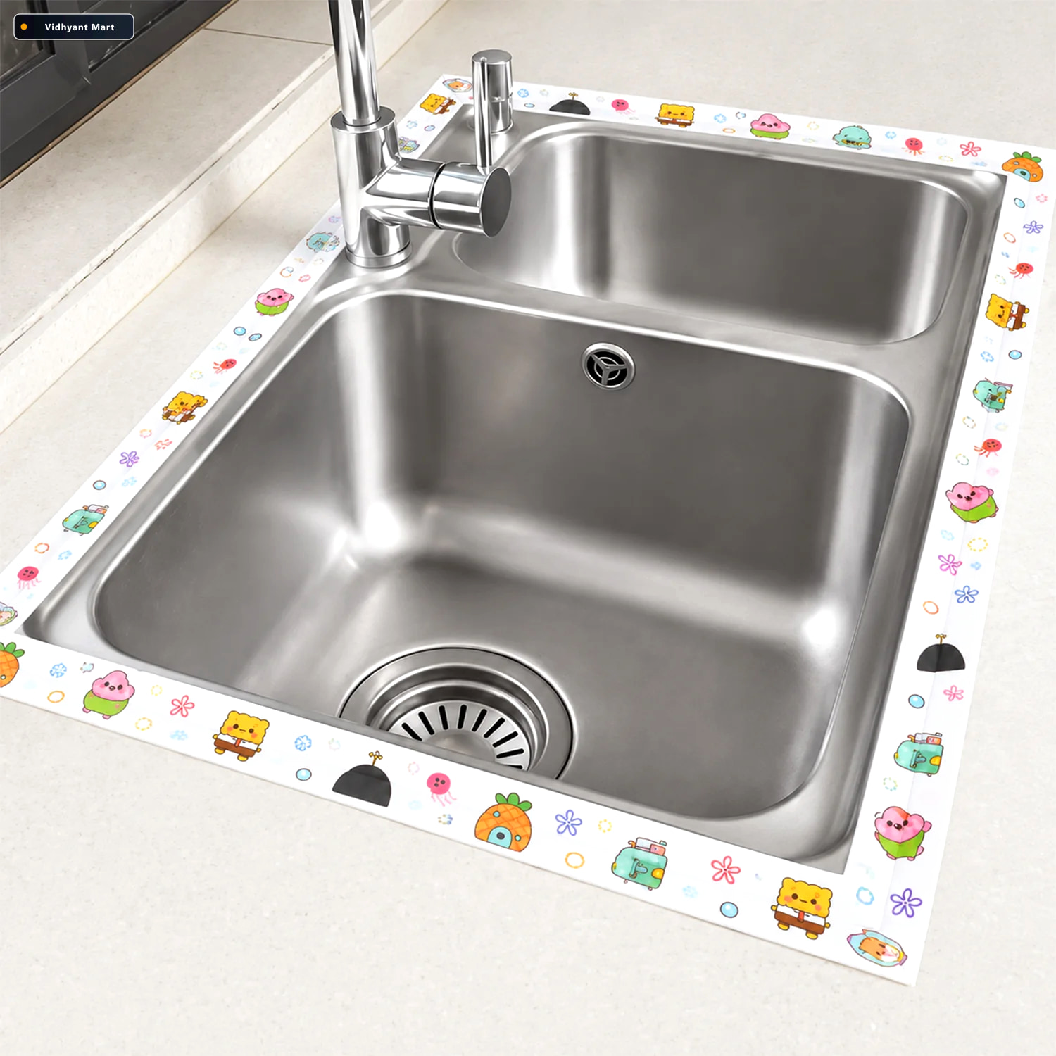 Vidhyant Mart Self Adhesive Sealing Tape For Sink Counter And Ba 3