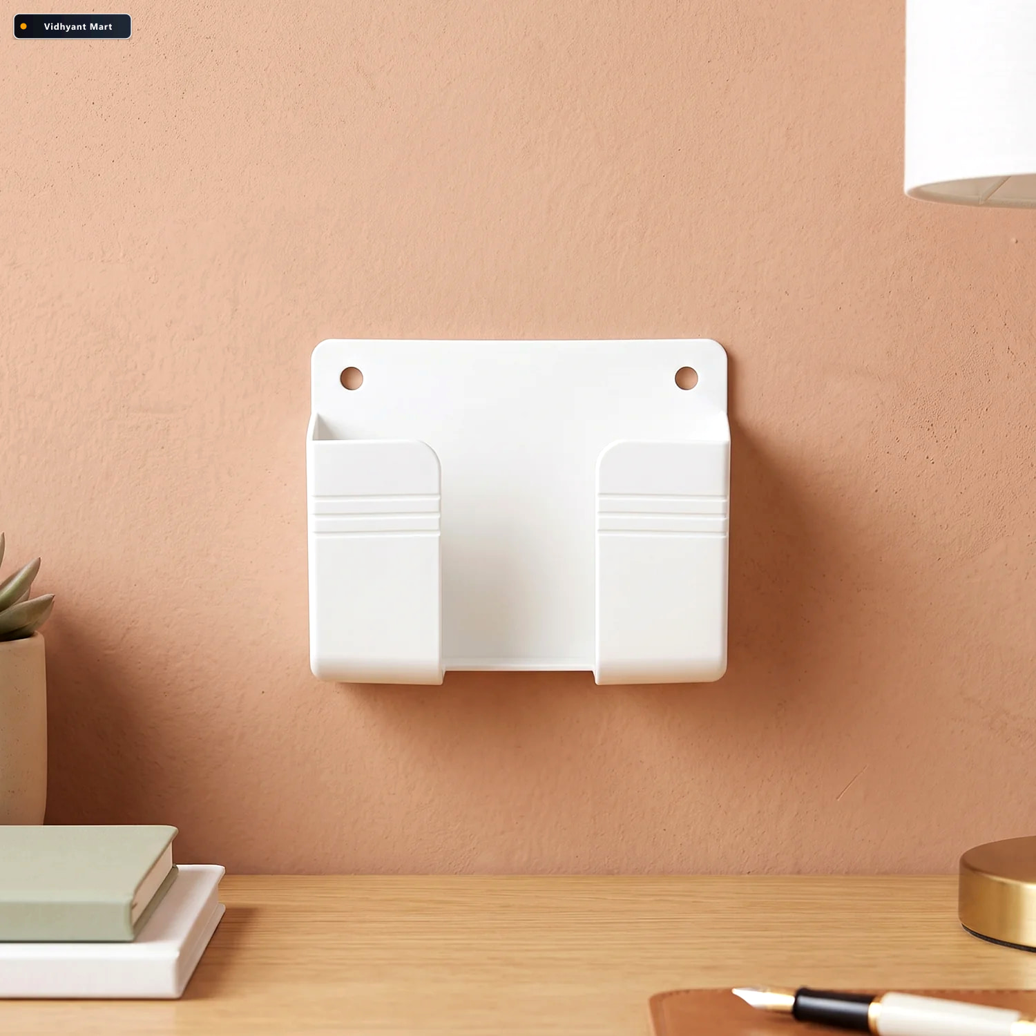 Vidhyant Mart Self Adhesive Wall Mounted Mobile Phone Holder Sta 3
