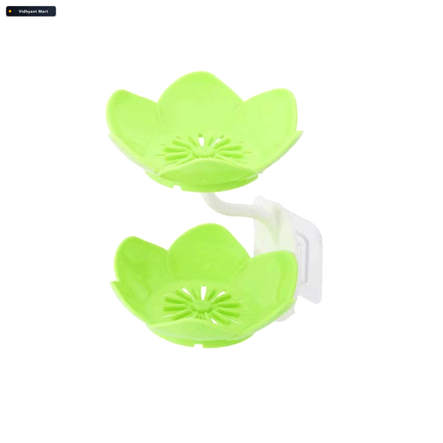 Vidhyant Mart Self Draining Soap Dish Flower Design Bathroom Hol 3