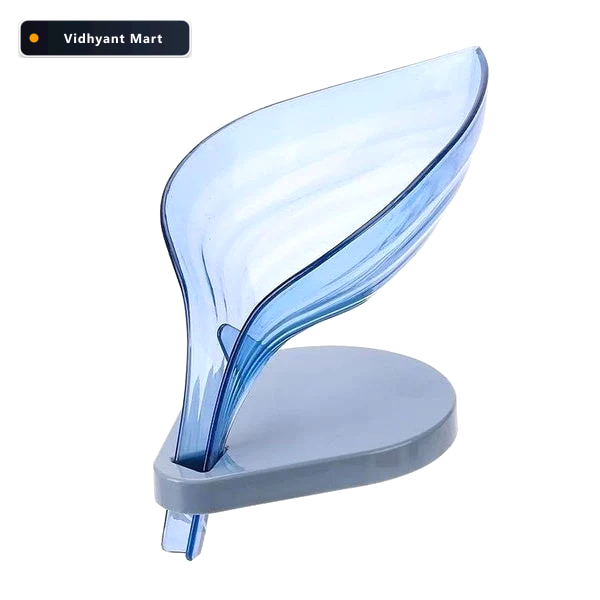 Vidhyant Mart Self Draining Soap Dish Leaf Design Bathroom Holde 3