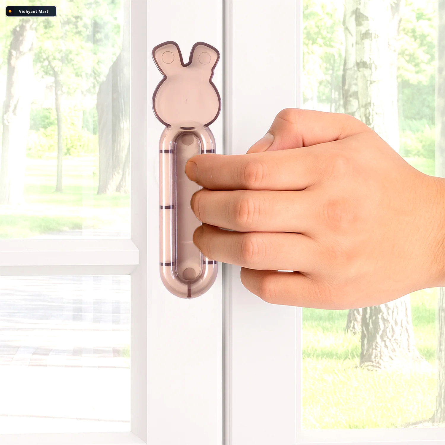 Vidhyant Mart Self Stick Cabinet Handle No Drill Easy Install Gr 3