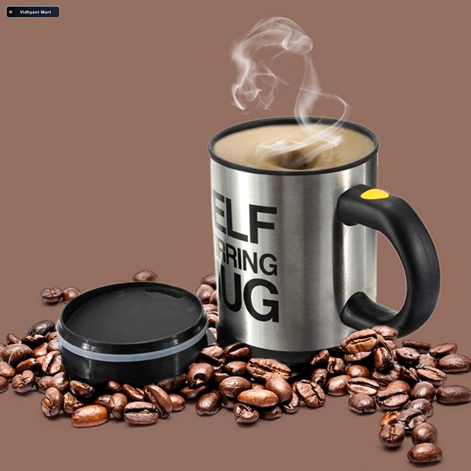 Vidhyant Mart Self Stirring Mug Automatic Coffee Mixer Indo Glow 1