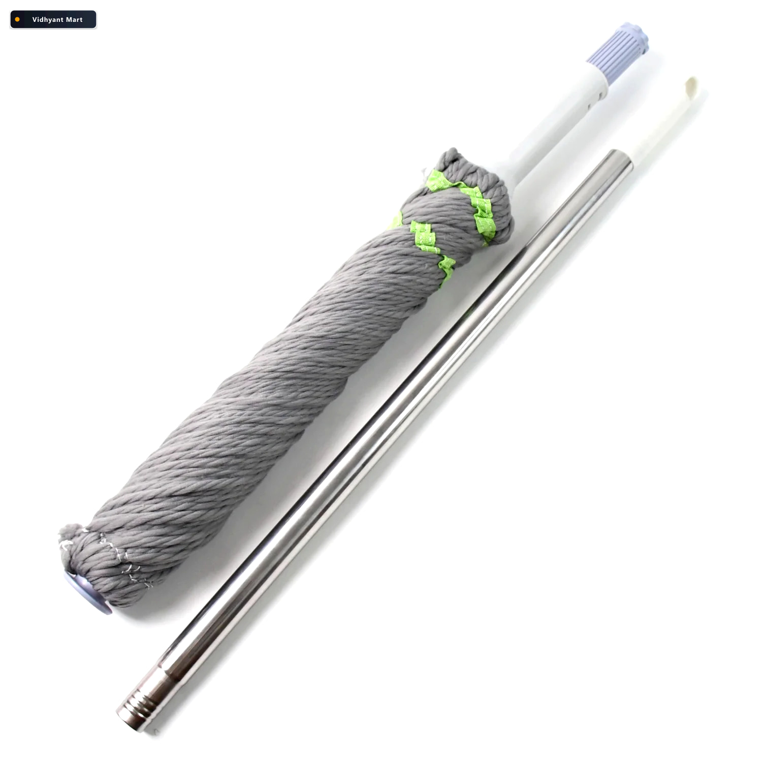 Vidhyant Mart Self Wringing Mop Stainless Steel Handle For Easy 4