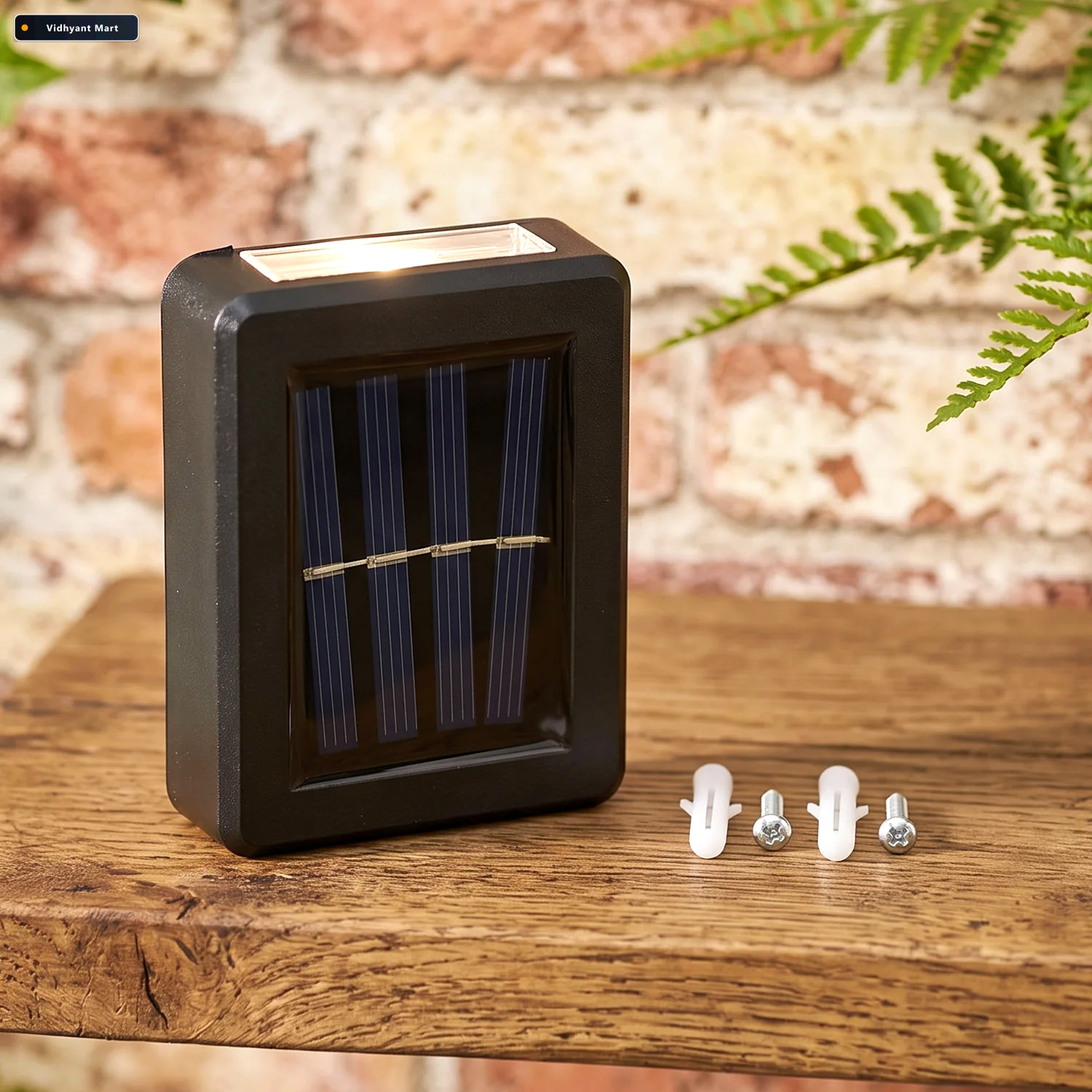 Vidhyant Mart Sensor Solar Led Wall Light Up Down Beam Outdoor G 2