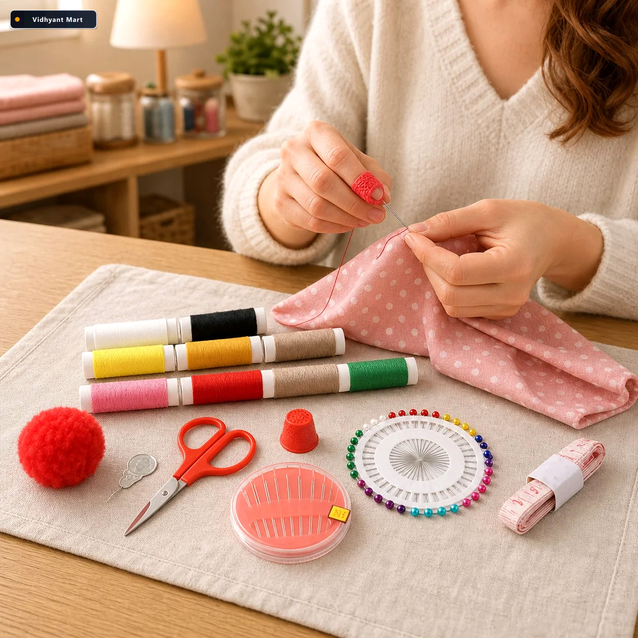 Vidhyant Mart Sewing Kit Complete Portable Tailoring Repair Set 1