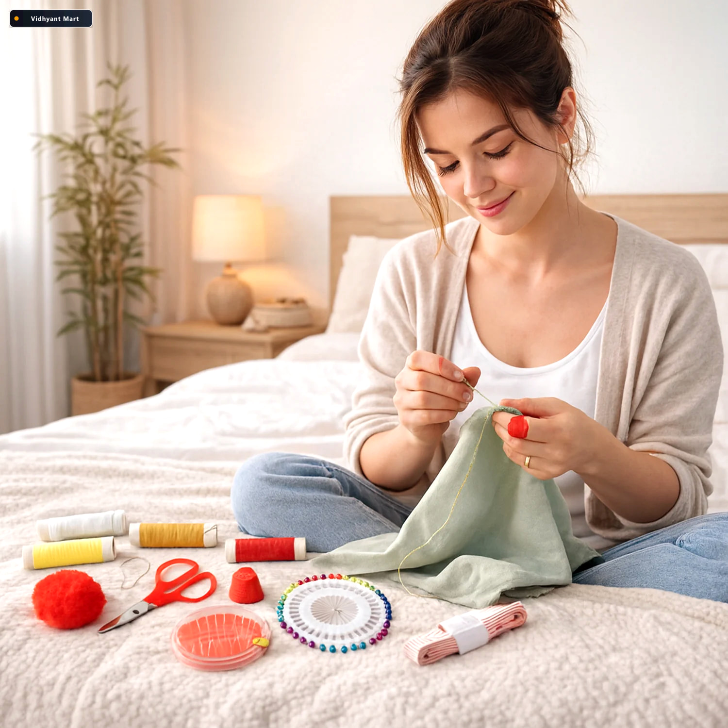 Vidhyant Mart Sewing Kit Complete Portable Tailoring Repair Set 2