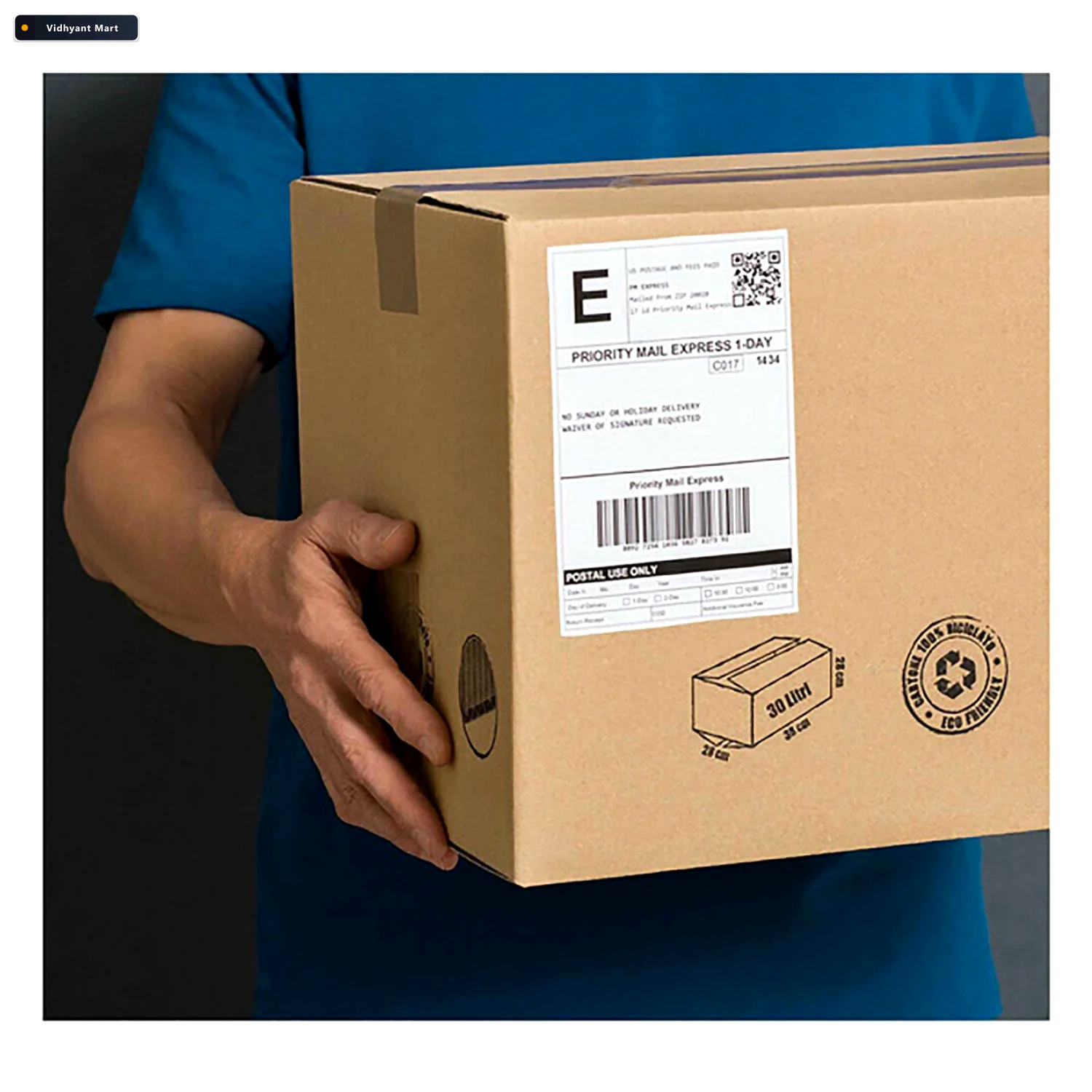 Vidhyant Mart Shipping Thermal Labels 100x150mm 400 Labelsroll V 2