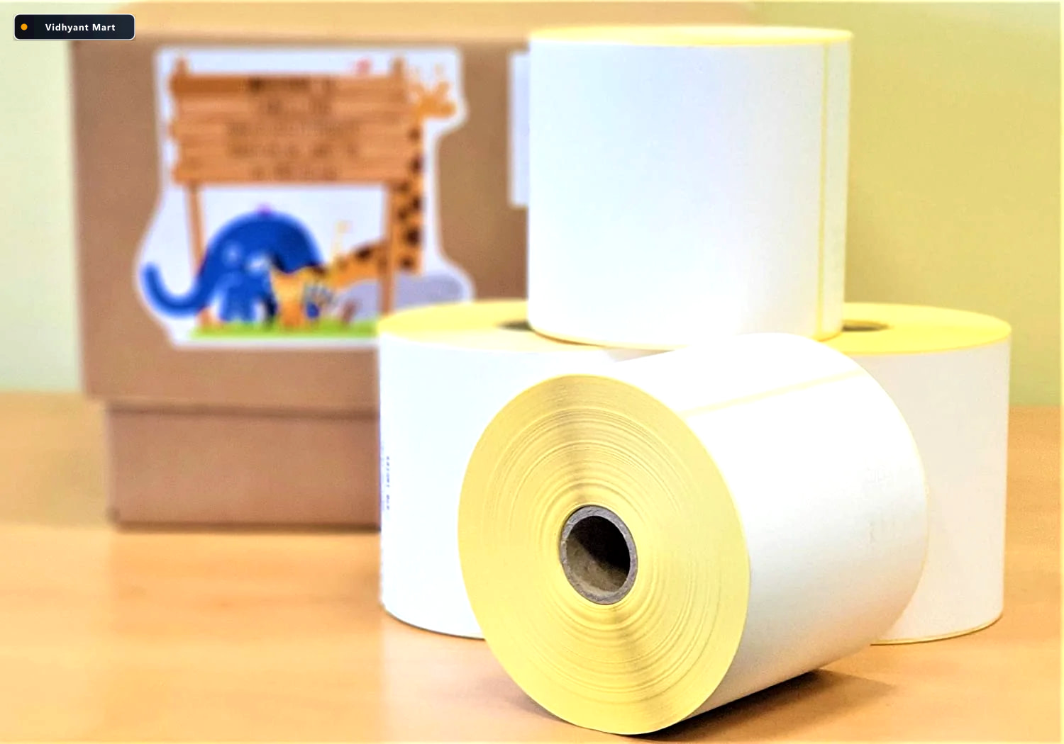 Vidhyant Mart Shipping Thermal Labels 100x150mm 400 Labelsroll V 3