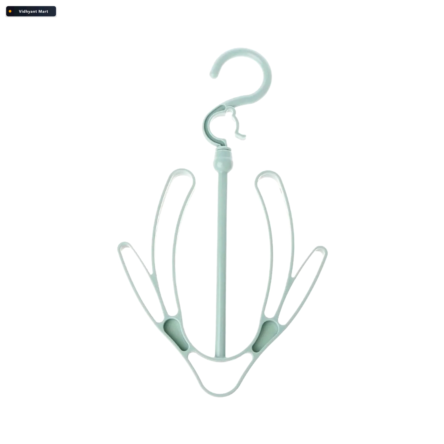 Vidhyant Mart Shoe Drying Hanger Rotatable Balcony Closet Rack O 2