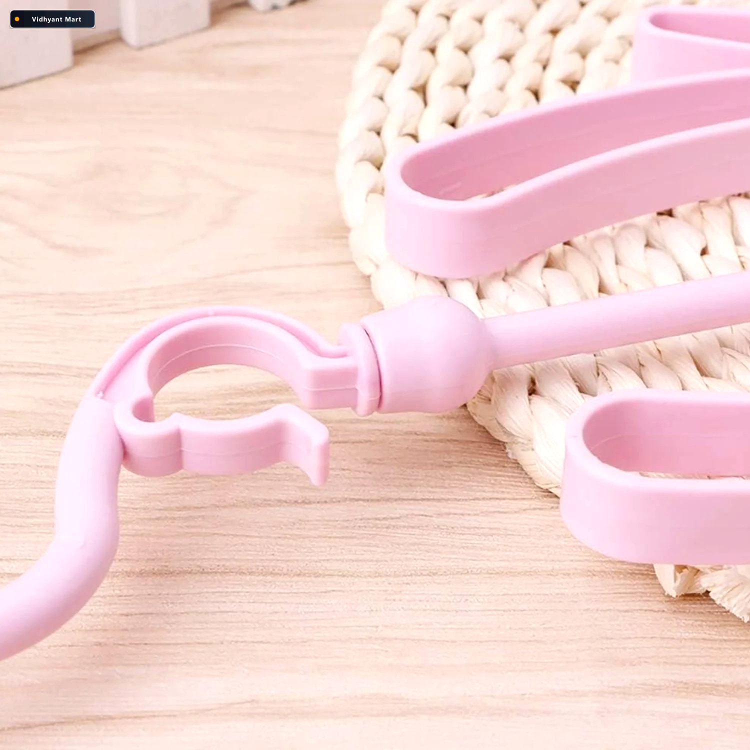 Vidhyant Mart Shoe Drying Hanger Rotatable Balcony Closet Rack O 4