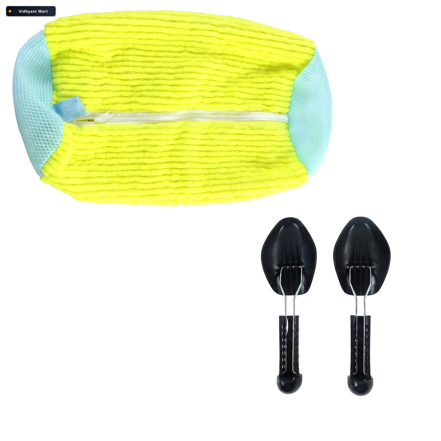 Vidhyant Mart Shoe Laundry Wash Bag With 2 Shoe Support For Wash 4