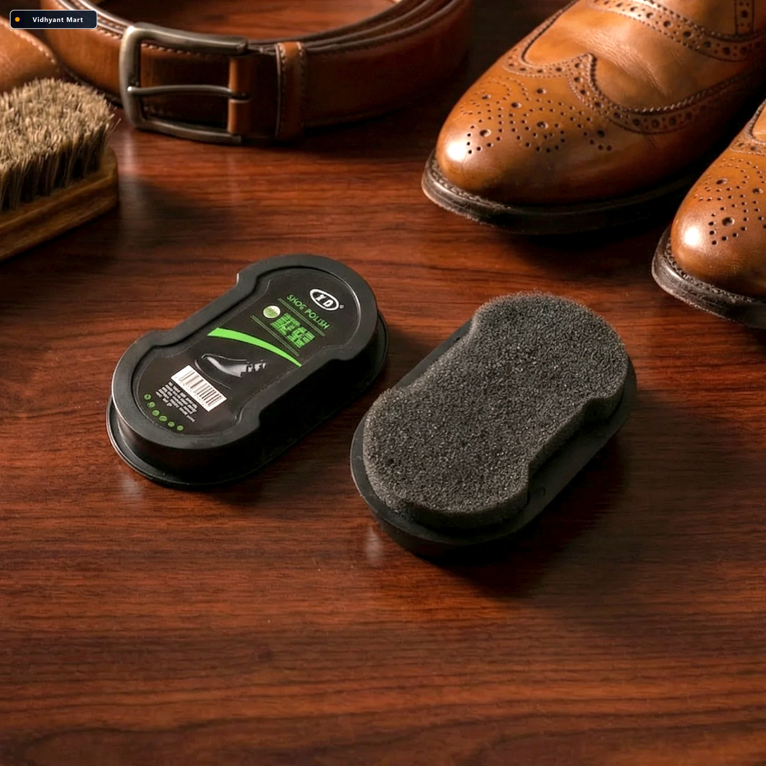 Vidhyant Mart Shoe Polish Sponge Instant Shine Easy Leather Care 1