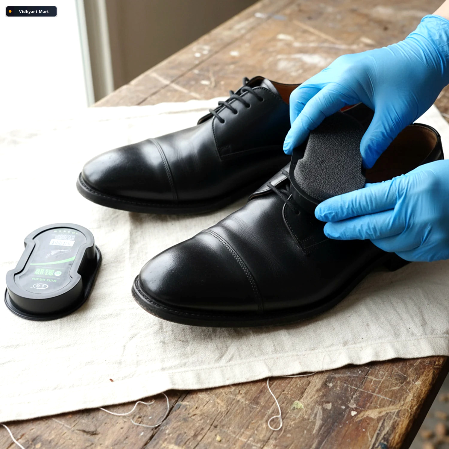 Vidhyant Mart Shoe Polish Sponge Instant Shine Easy Leather Care 2