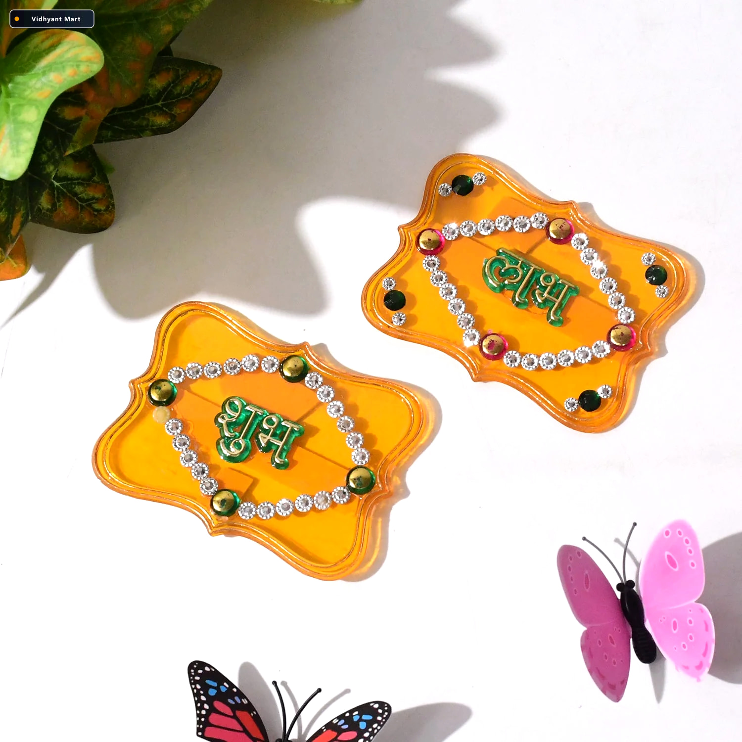 Vidhyant Mart Shubh Labh Evil Eye Decorative Hanging Set For Hom 4