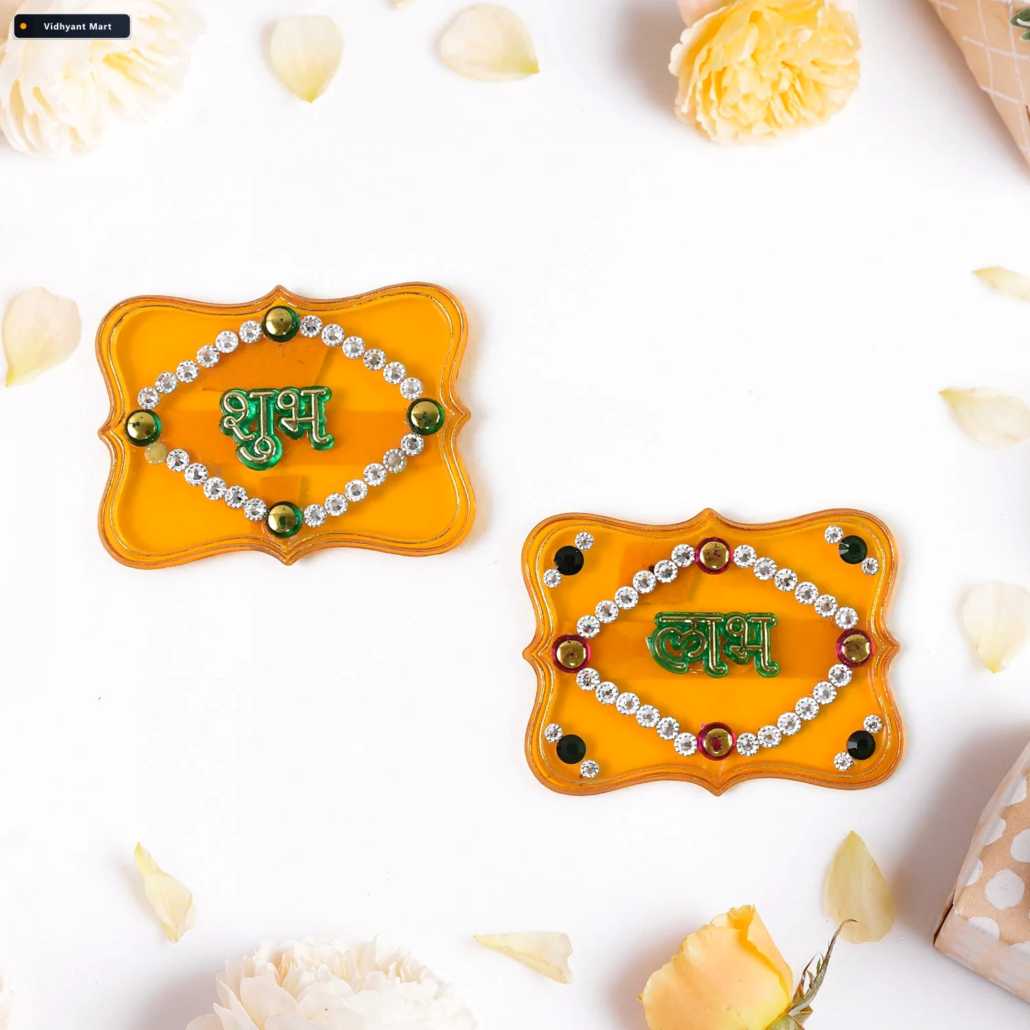 Vidhyant Mart Shubh Labh Evil Eye Decorative Hanging Set For Hom 5
