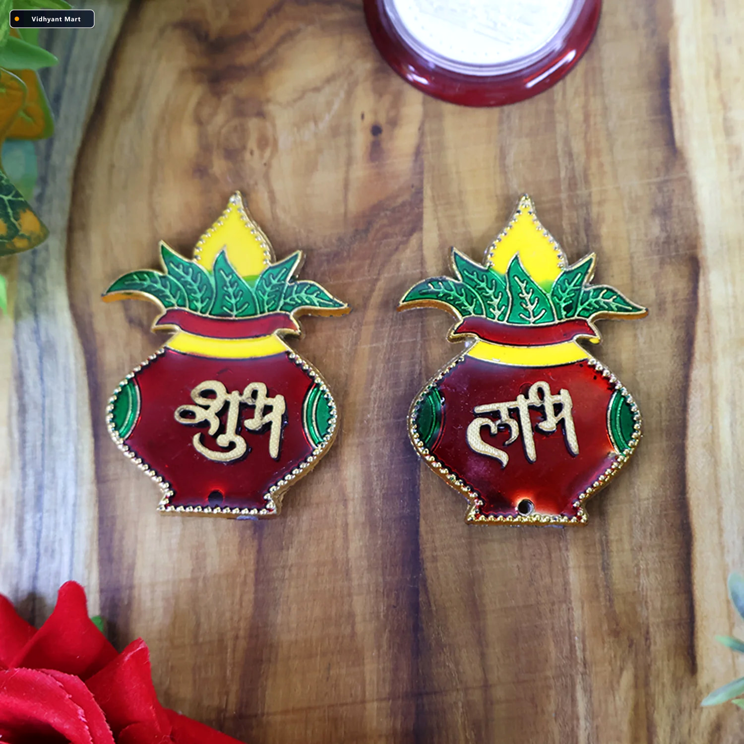 Vidhyant Mart Shubh Labh Kalash Wall Hangings Traditional Prospe 2