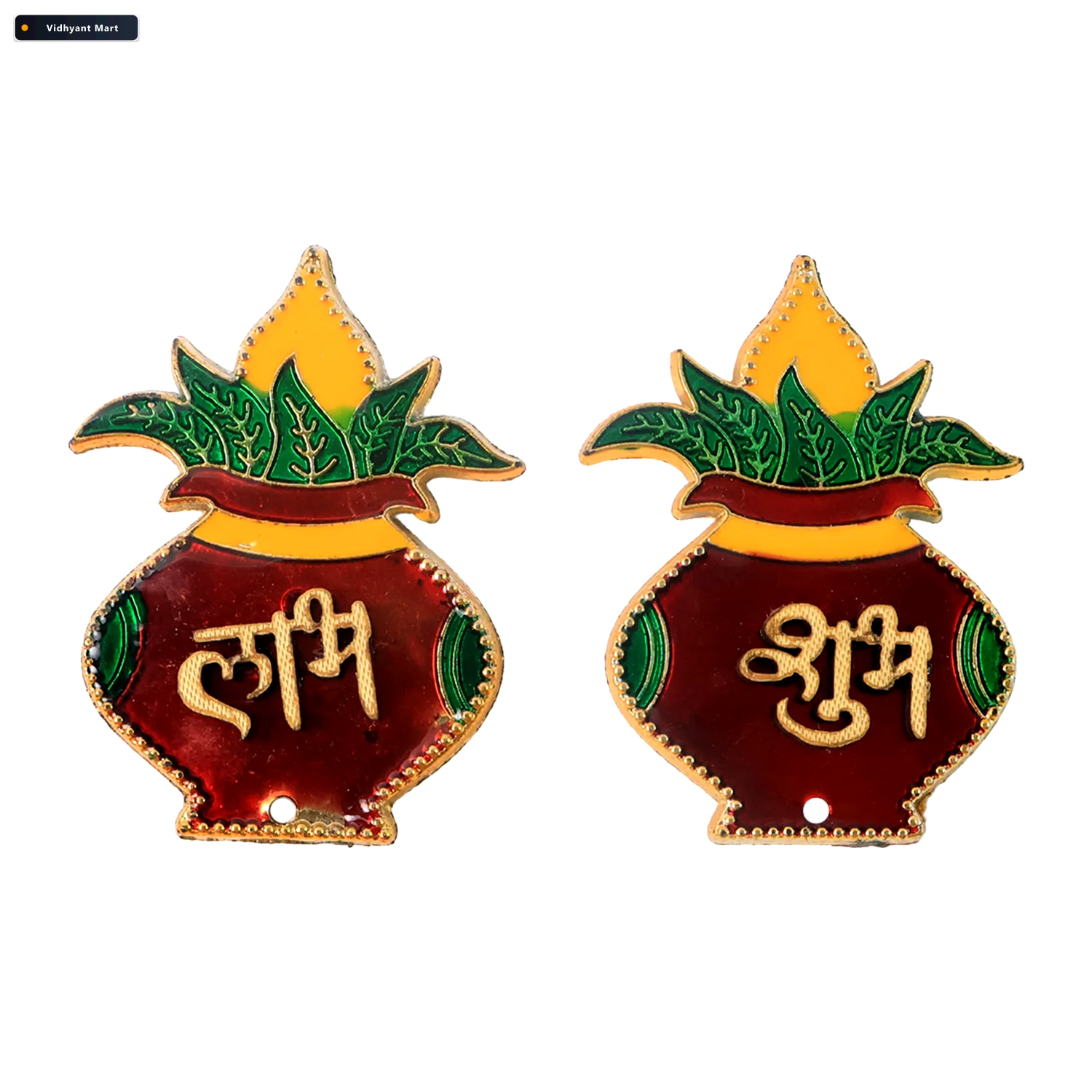 Vidhyant Mart Shubh Labh Kalash Wall Hangings Traditional Prospe 4