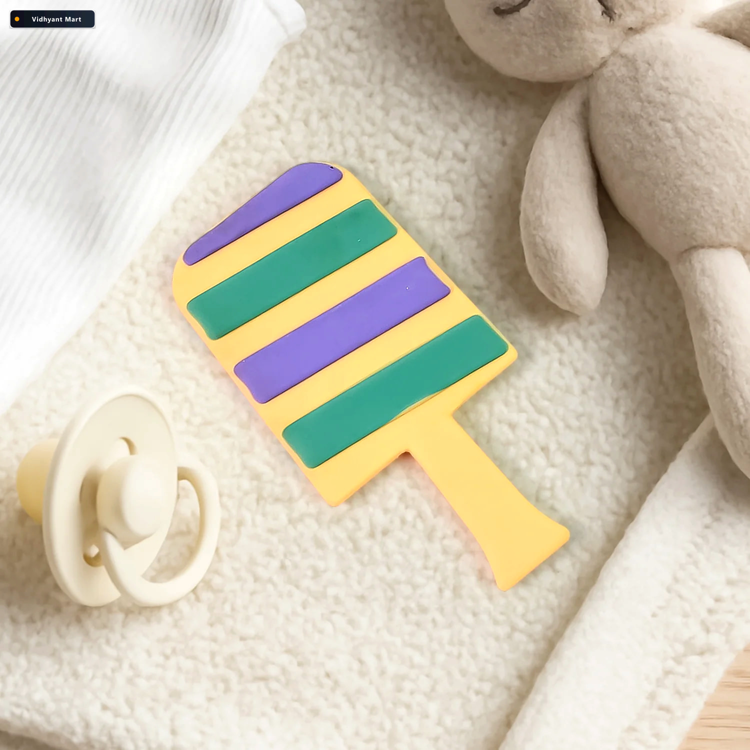 Vidhyant Mart Silicone Baby Teether Soft Bpa Free Candy Shape Ba 2
