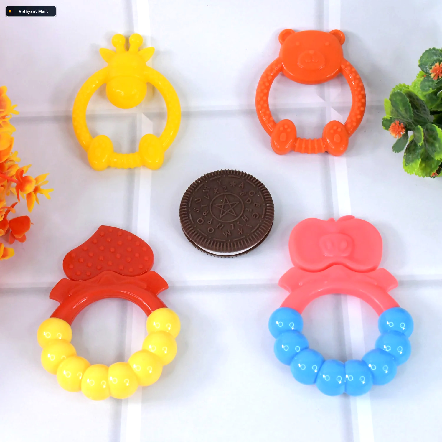 Vidhyant Mart Silicone Baby Teething Toy Soft Bpa Free Relief Fo 2