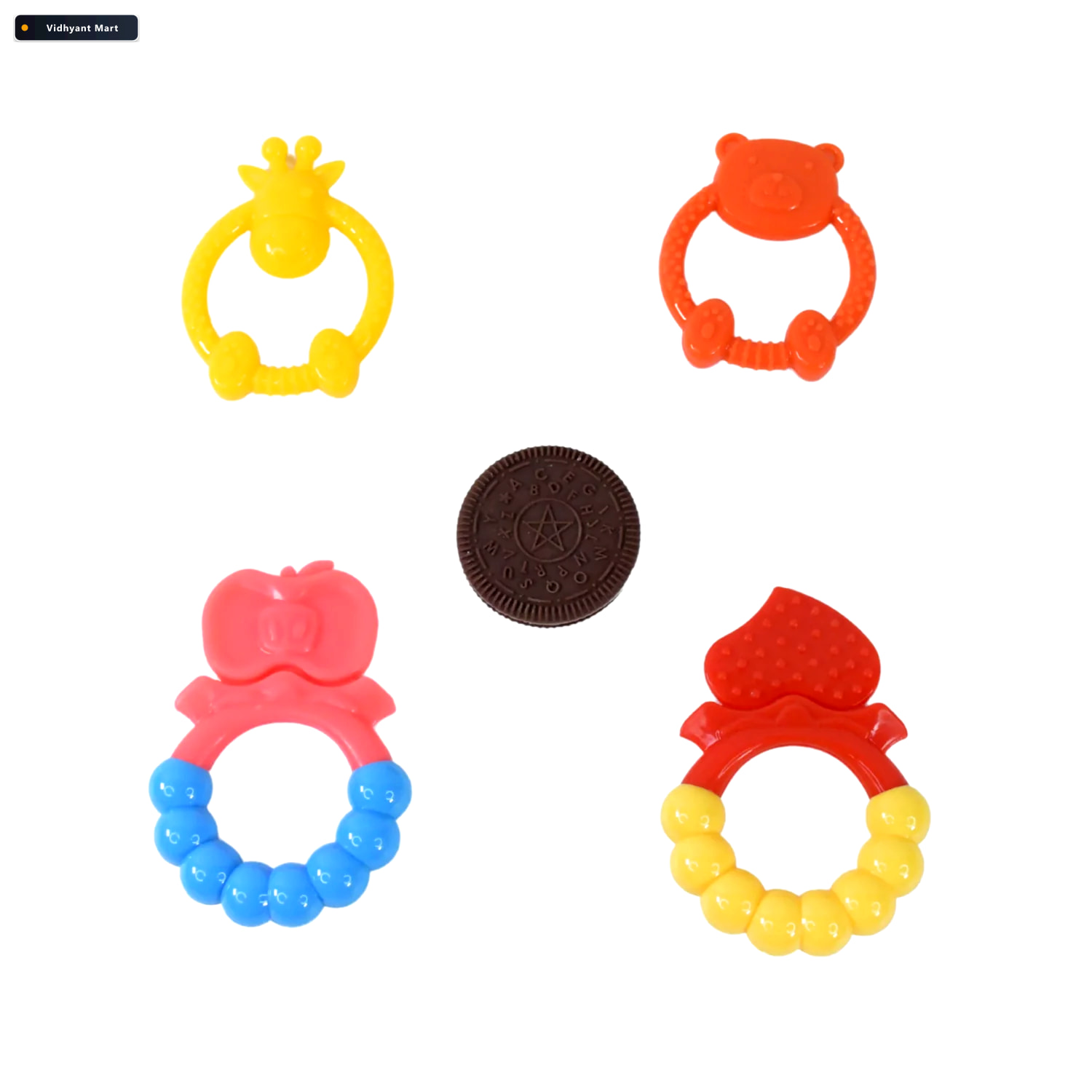 Vidhyant Mart Silicone Baby Teething Toy Soft Bpa Free Relief Fo 3