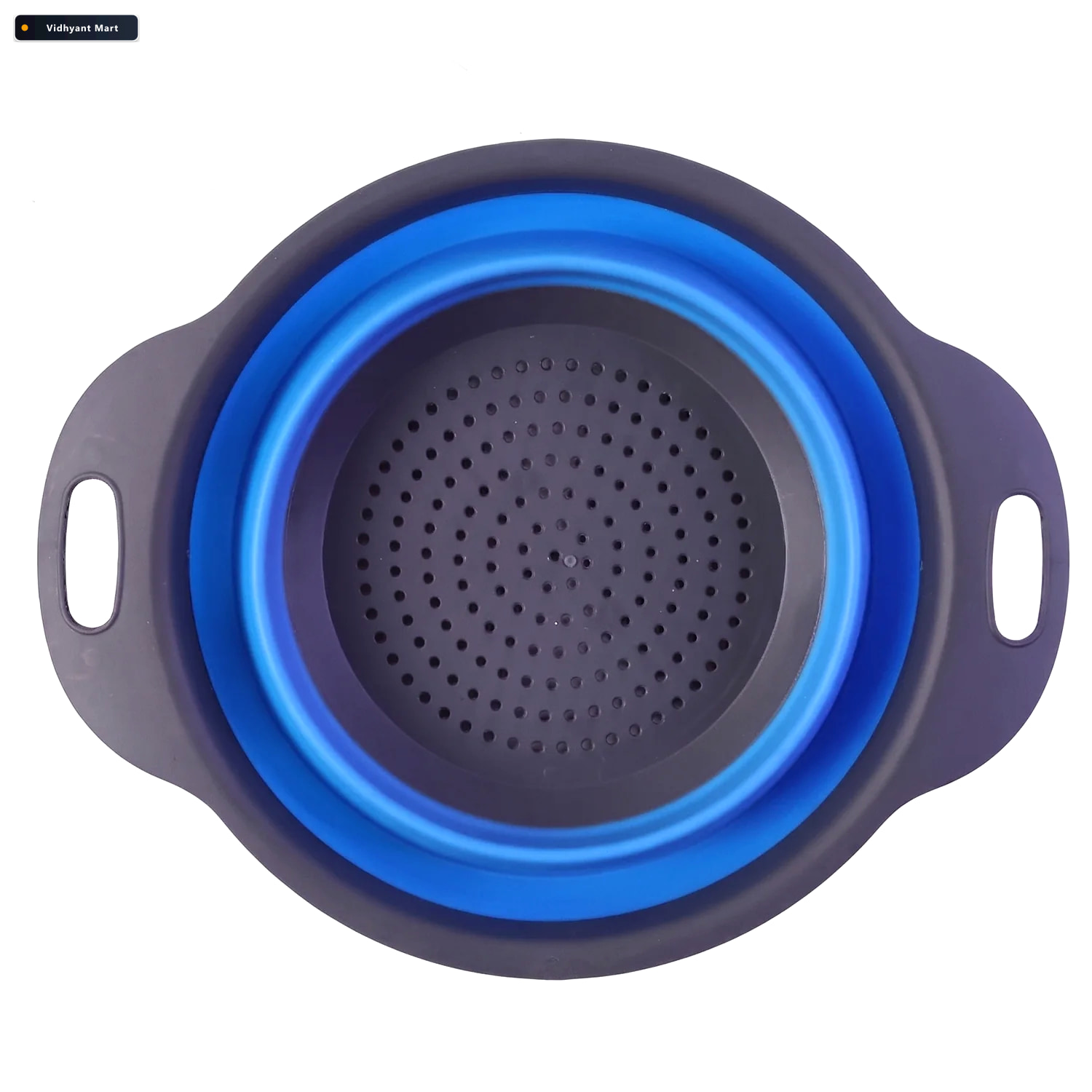 Vidhyant Mart Silicone Collapsible Strainer Space Saving Kitchen 4