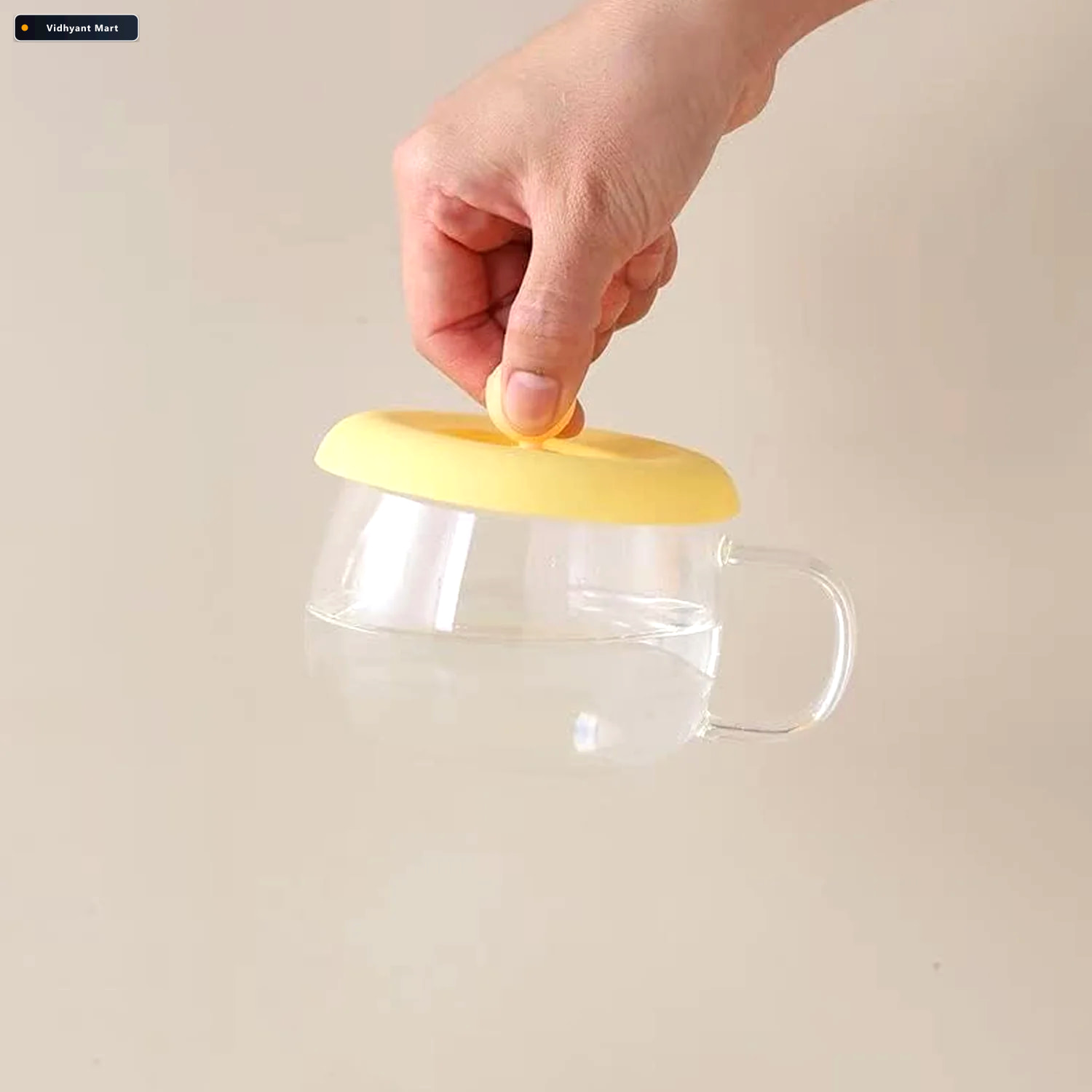 Vidhyant Mart Silicone Cup Lid Airtight Seal For Mugs Cups Tidy 3