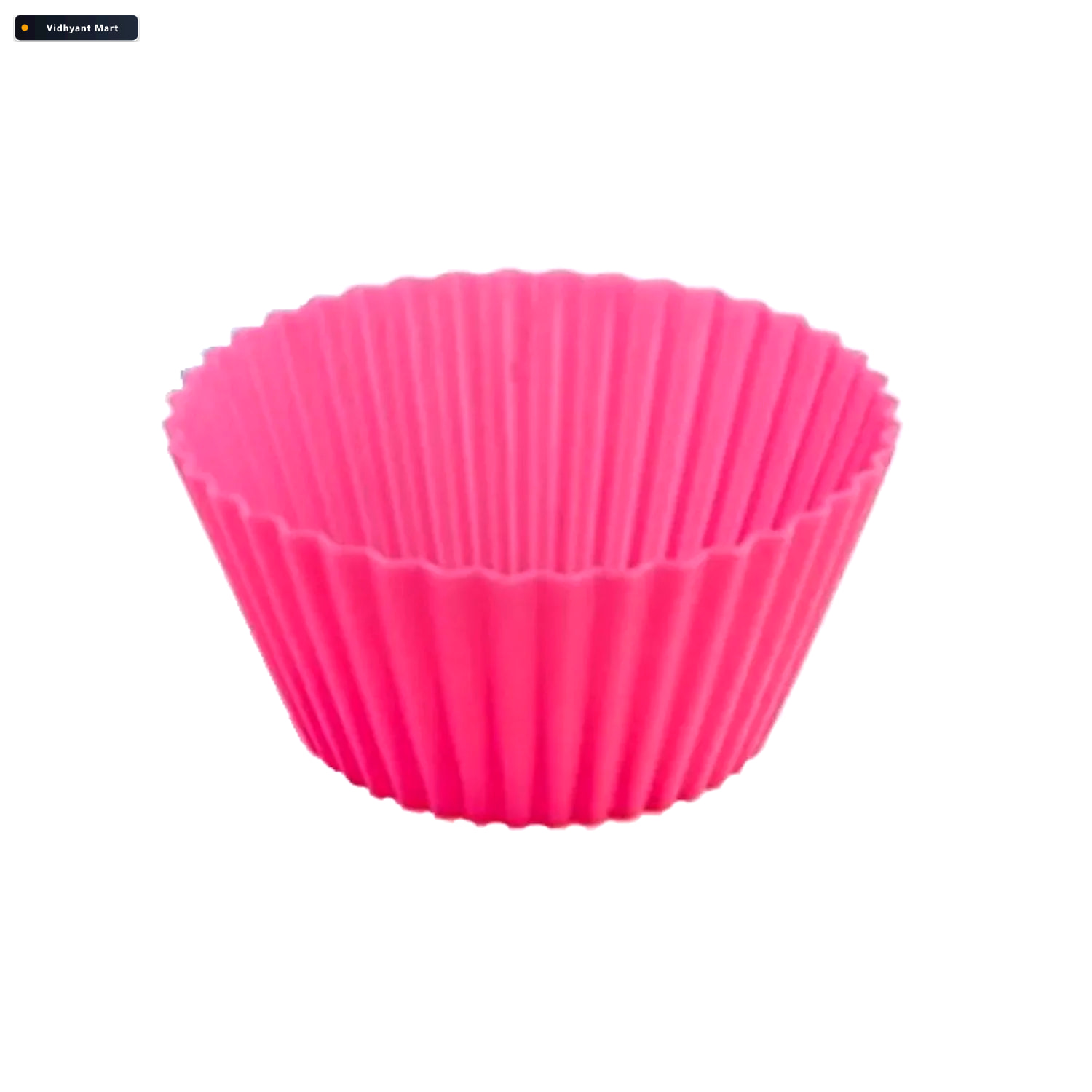 Vidhyant Mart Silicone Cupcake Mold Set 6 Food Grade Flexible Ba 2
