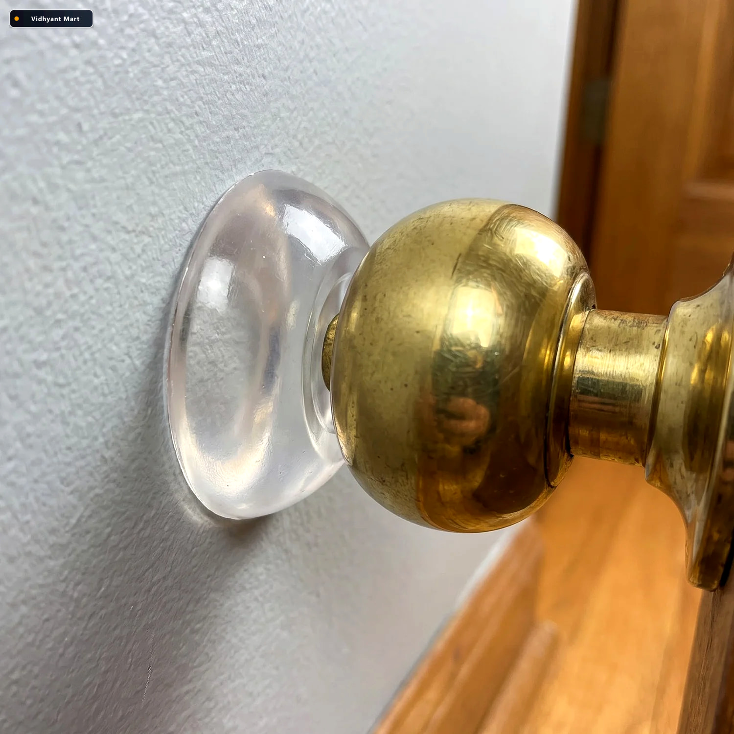 Vidhyant Mart Silicone Door Handle Bumper Wall Protectors For No 2