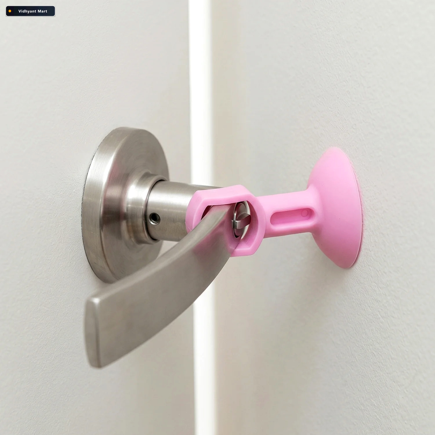 Vidhyant Mart Silicone Door Stopper For Wall Protection With Suc 4