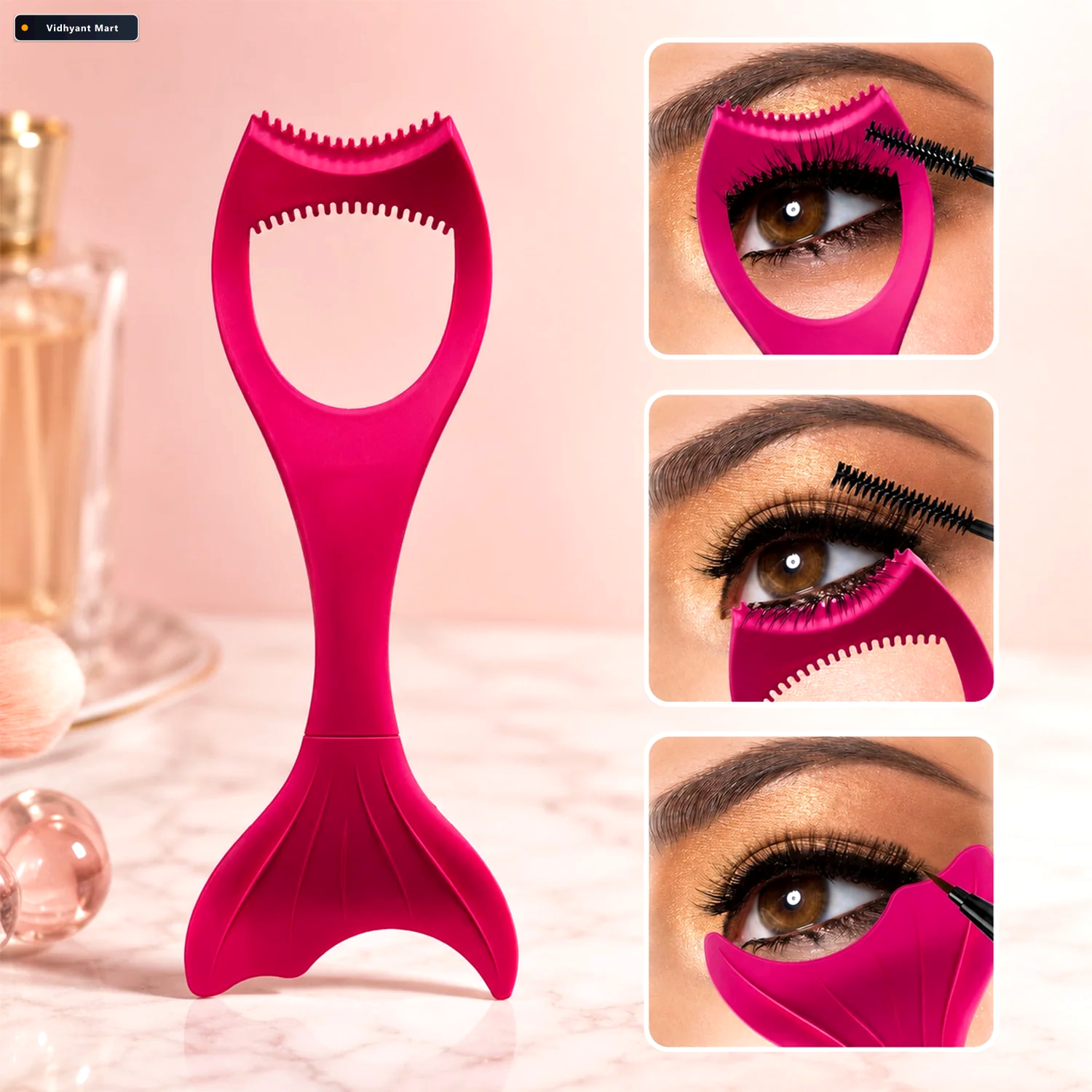 Vidhyant Mart Silicone Eyeliner Tool Curved For Easy Application 1