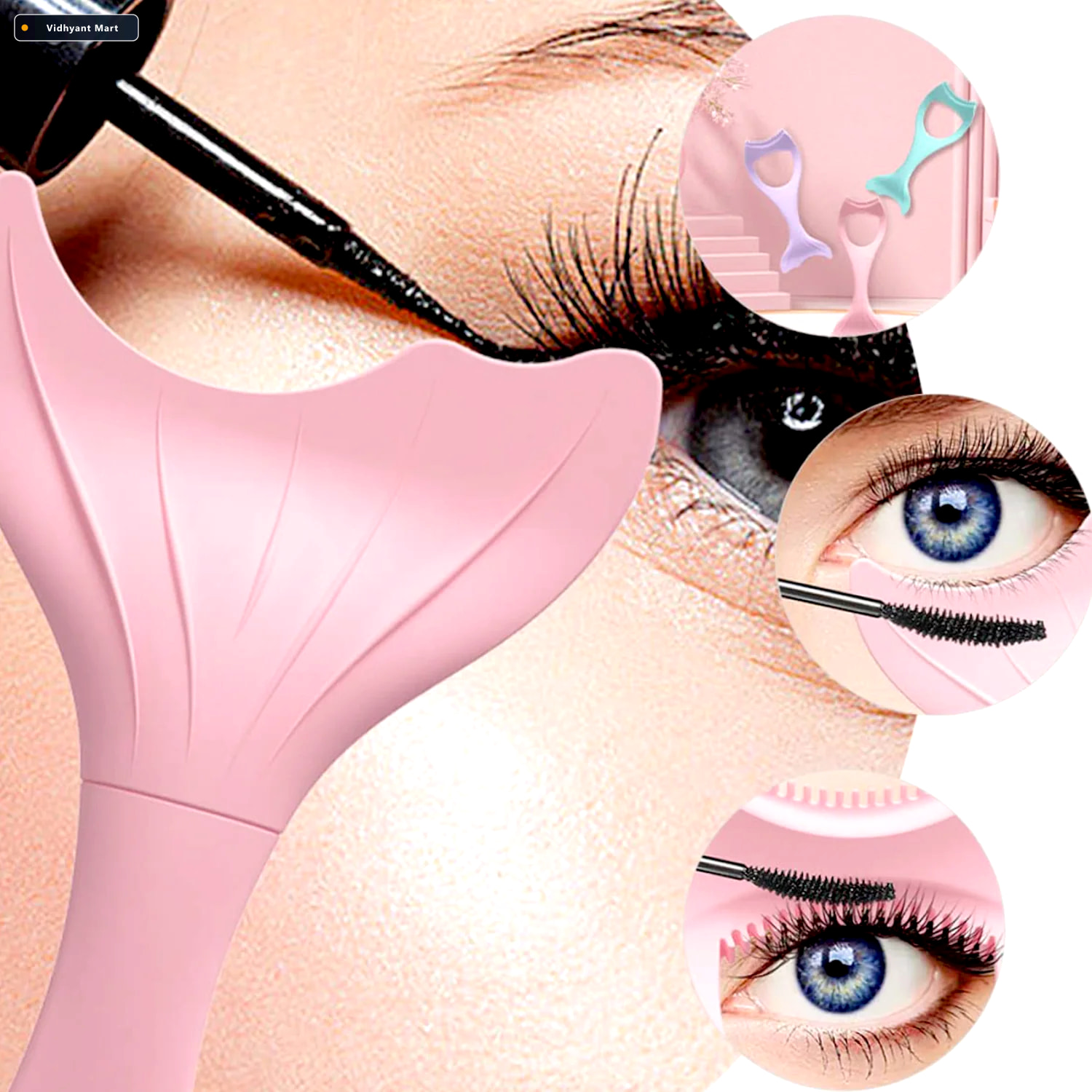 Vidhyant Mart Silicone Eyeliner Tool Curved For Easy Application 2
